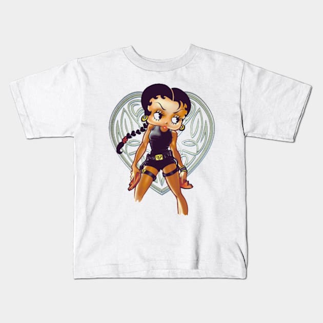 BETTY BOOP NEW 4 Kids T-Shirt by Vidi MusiCartoon